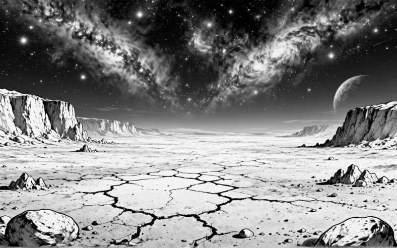 DBM / DBZ Snapperzaff Crossover - Rocky Desert (black-white / grayscale) - AAM XL (Anime Mix) - V1