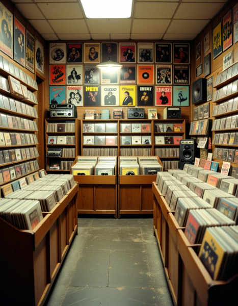 1990s record store interior - v1.0