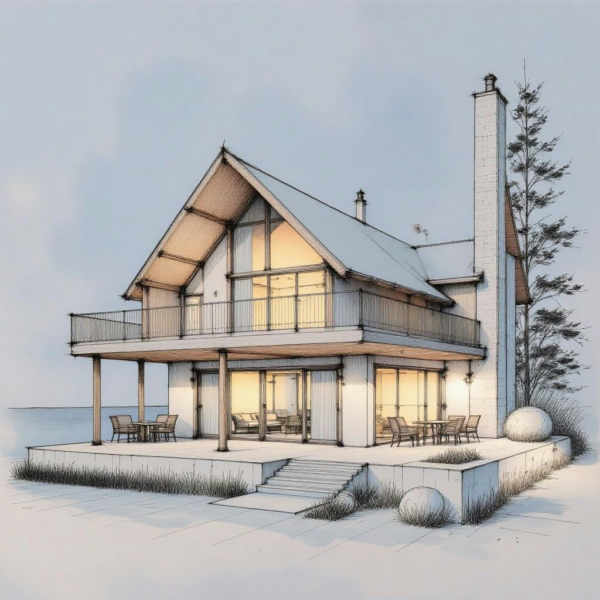 FLUX-architectural white mock-up lines - v1.0