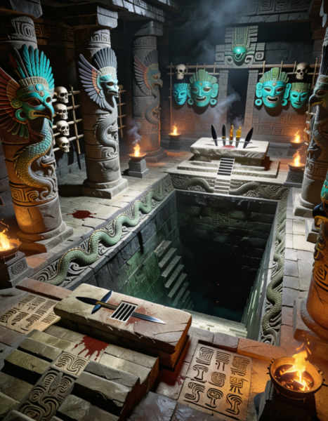 Aztec temple interior - v1.0