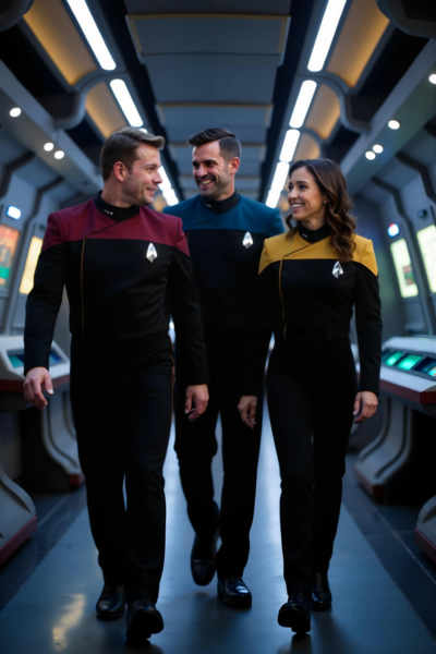 Star Trek Picard uniforms (2 Variants)(flux) - Titan Crew uniform