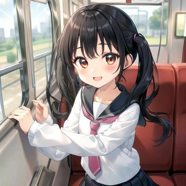 Anjou Ruka- / Chikan Yuuguu Ressha - SD 1.5