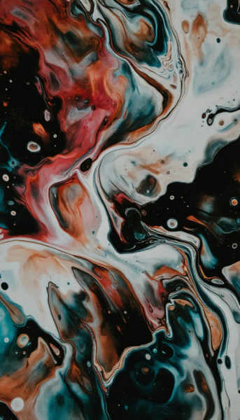 Wizard's Visual Haiku: Abstract Textures & Shapes - Marbling