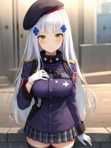 HK416- HK416-Girls' Frontline - SD 1.5Remake