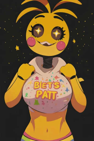 Toy Chica FNAF / Five Nights at Freddy's illust + 1.5 - E