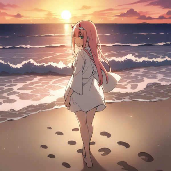 Zero Two (Ghibli Style) - Animagine XL v3.1 - v1.0