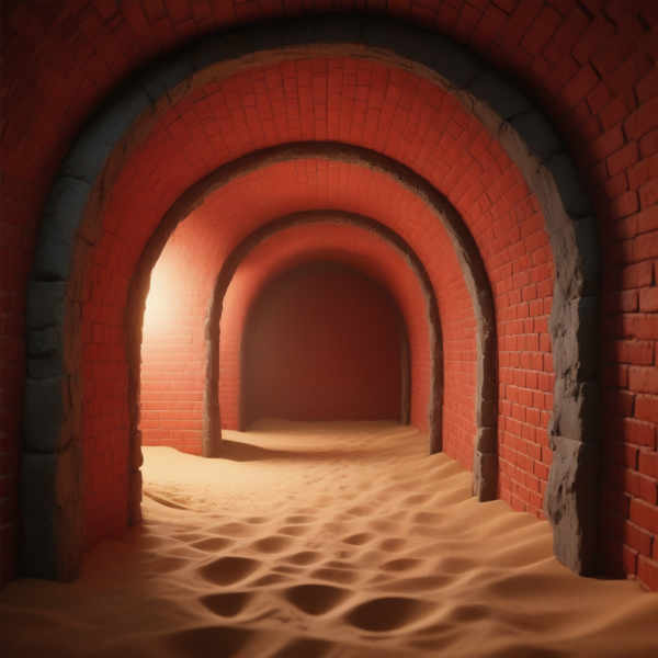 Dreamvision Red Underground Tunnel - SDXL - V1