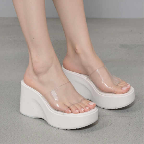 Clear Strap Platform Wedge - v1.0