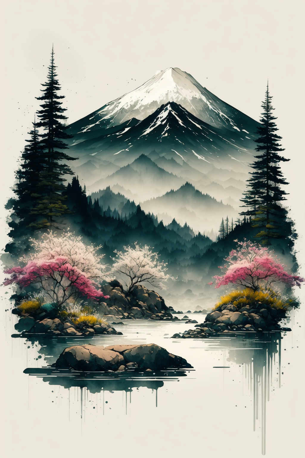 Ink scenery | 水墨山水