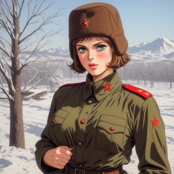 Anime Army girl(SDXL) - V1