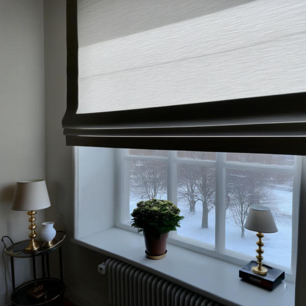 HOBBLED ROMAN SHADES BY STX - V1