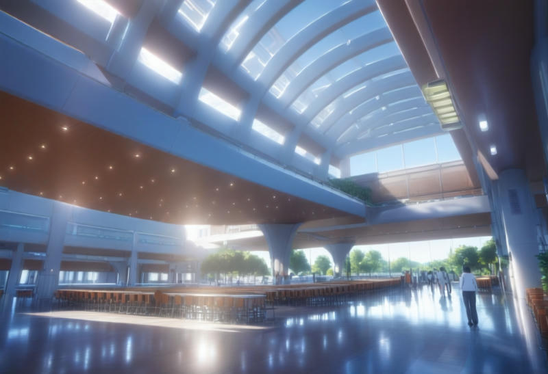 Japanese Cafeteria (Background) (SDXL) (AD) - v1.0