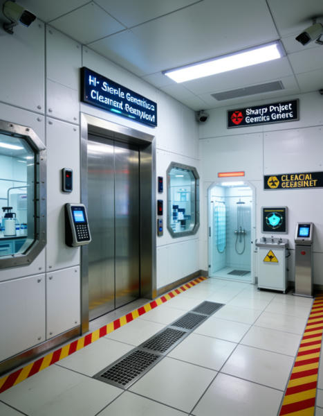 genetics laboratory elevator lobby - v1.0