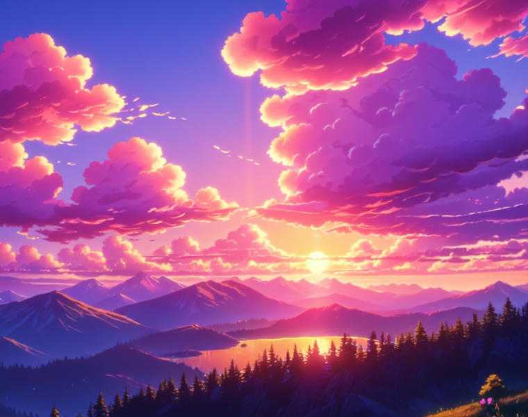 Anime Sunrise (Landscape) (SDXL) (AD) - v1.0