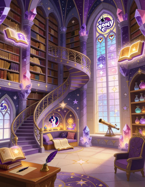 Twilight Sparkle library castle - v1.0