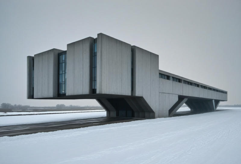 Brutalist Boxy (Buildings) (SDXL) (AD) - v1.0