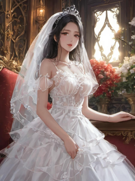 Queen wedding Temptation&Lace (Illustrious/Pony) - XL_v1.0