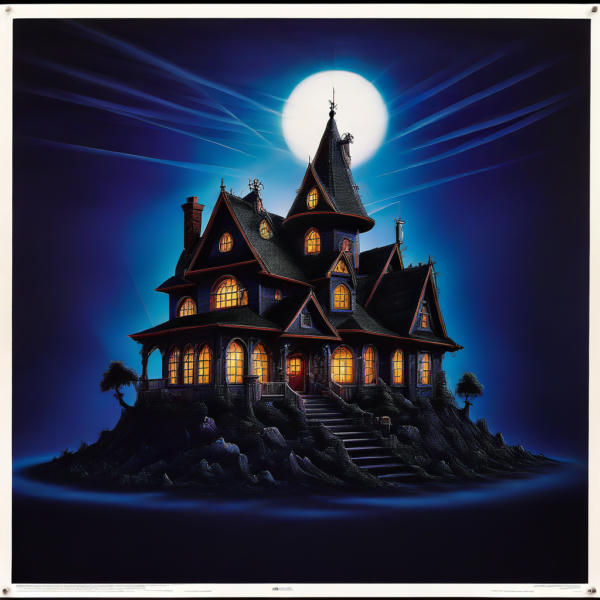 horror poster style - V1