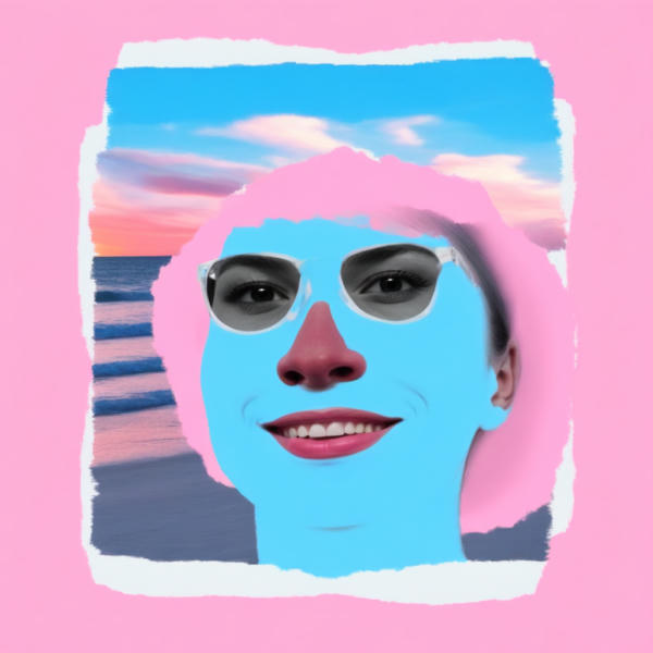 Pink & Cyan Portraiture - V1